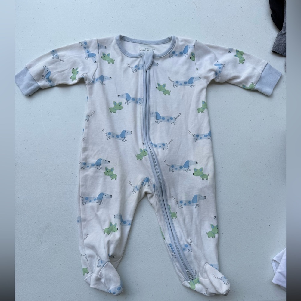 Footie zipped - puppy fun